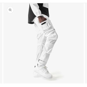 Live Code Progressive V6 Cream Utility Cargo Pants M Unisex Techwear